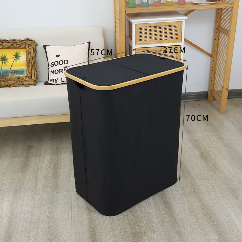 Practical laundry basket with lid Acalora