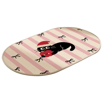 Cute Cartoon Cat Bath Mat