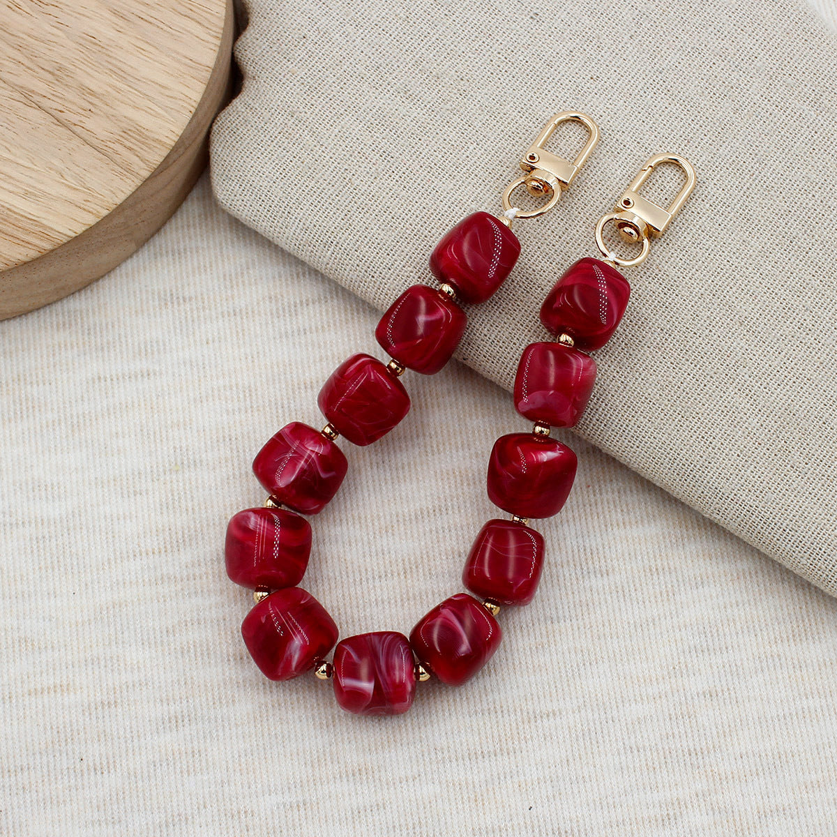 Chunky Beaded Eyewear Chain Acalora
