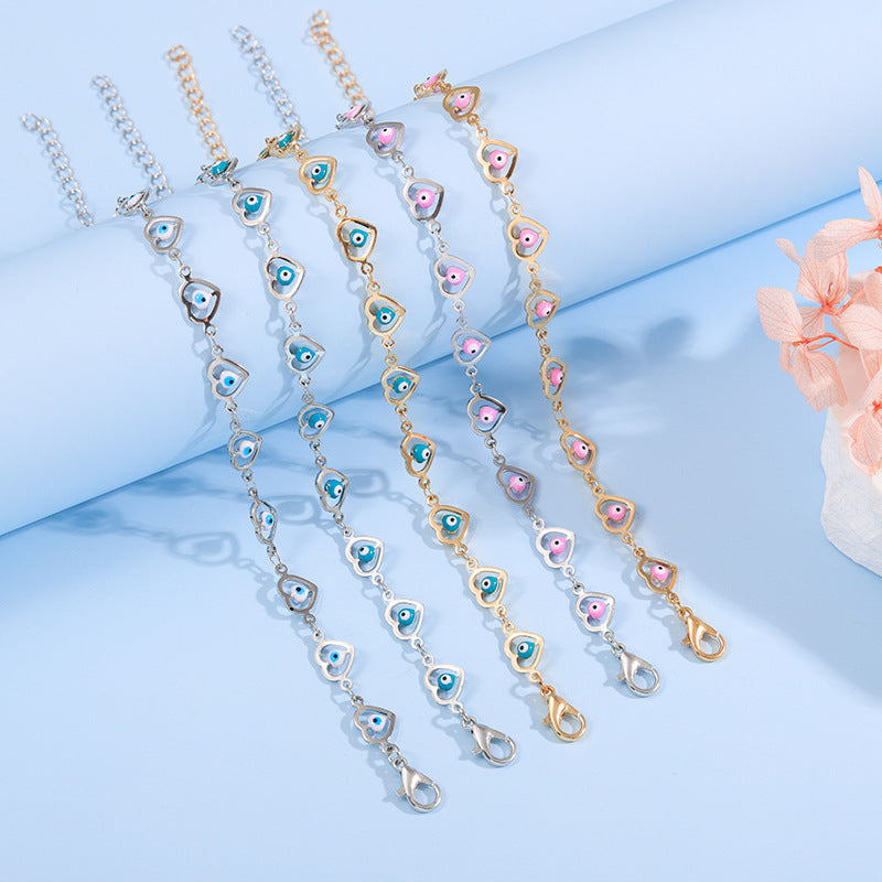 Heart-Shaped Beaded Bracelet Acalora