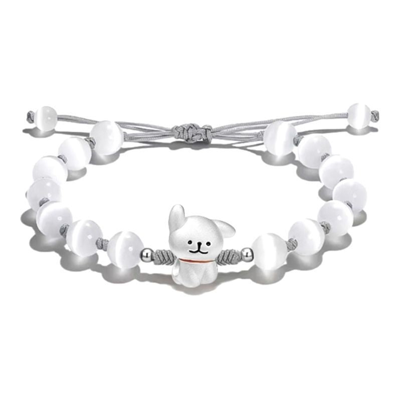 Adjustable Cute Dog Charm Bracelet Acalora