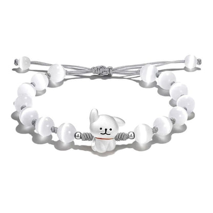 Adjustable Cute Dog Charm Bracelet Acalora
