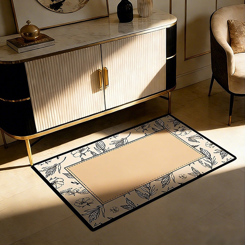 Floral Patterned Bathroom Mat Acalora