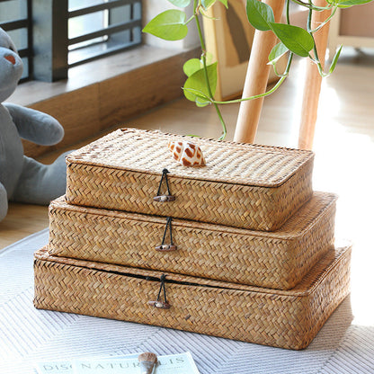 Unisex Handwoven Storage Box with Lid Kalsten