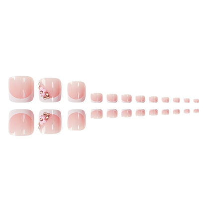 Elegant Floral Design Press-On Nails Acalora