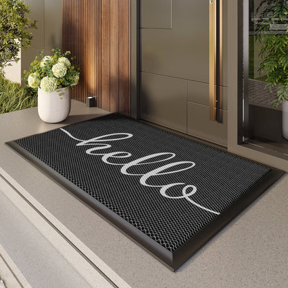 Stylish Paw Print Welcome Mat