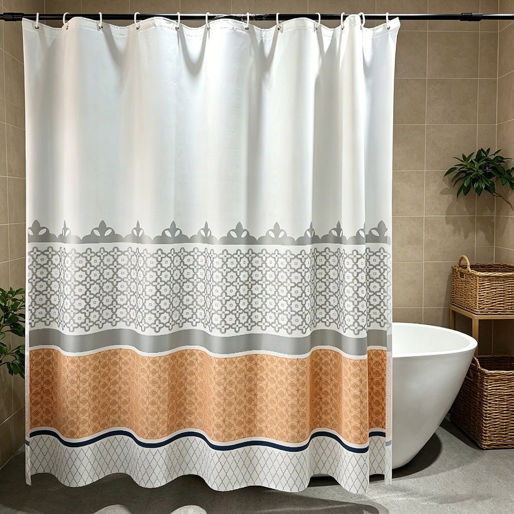 Stylish Geometric Shower Curtain
