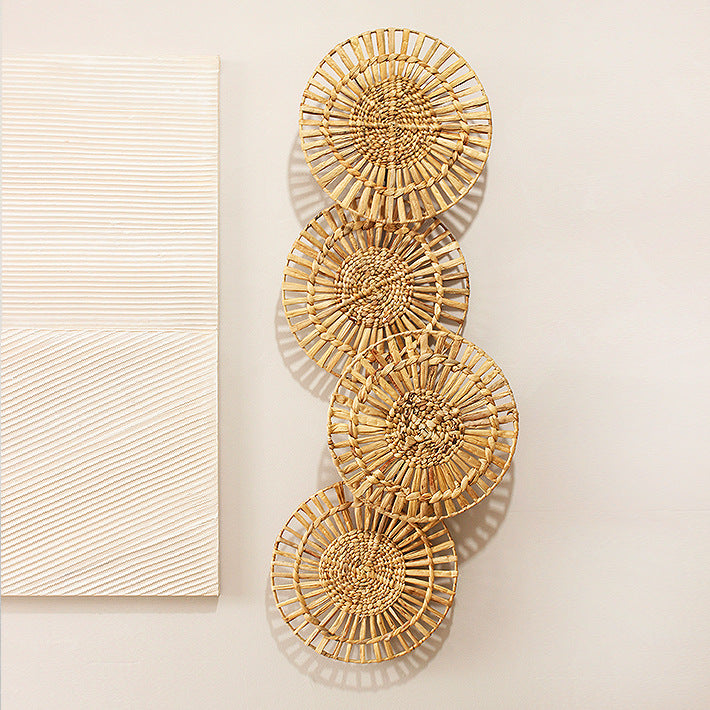 Decorative Table Coaster Made of Woven Rattan Acalora