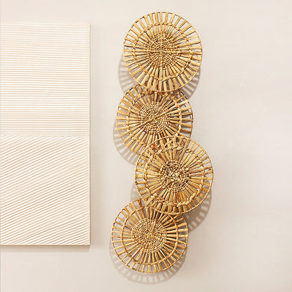 Decorative Table Coaster Made of Woven Rattan Acalora