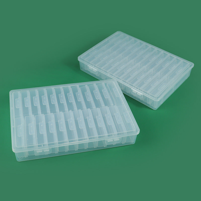 Multi-Division Transparent Craft Storage Box Acalora
