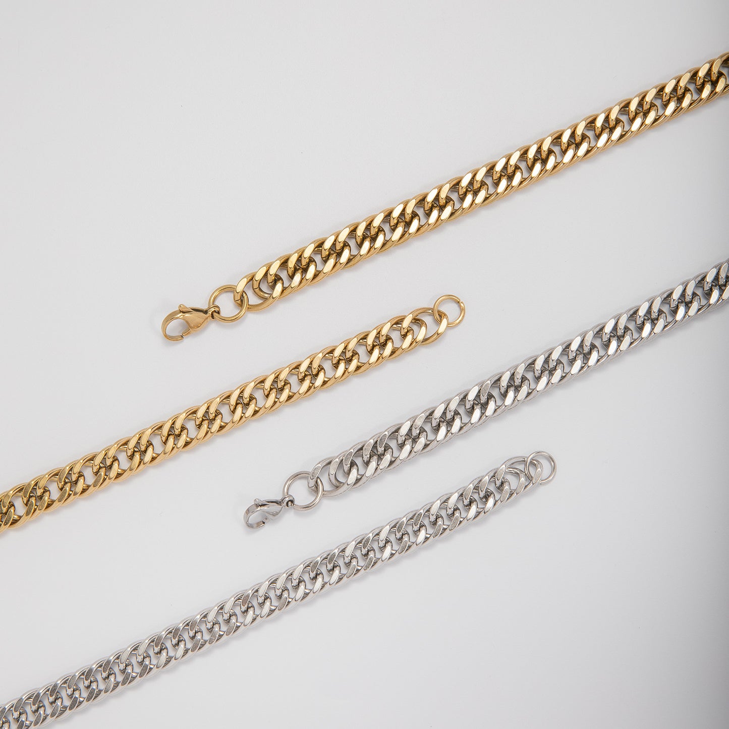 Heavyweight Curb Link Chain Bracelet Acalora