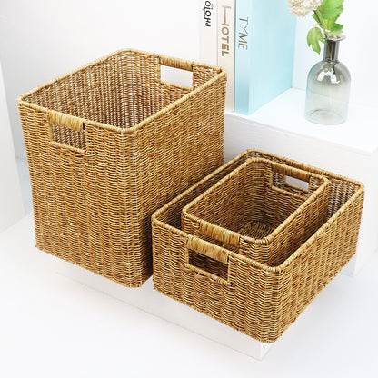 Rectangular Woven Storage Box Acalora