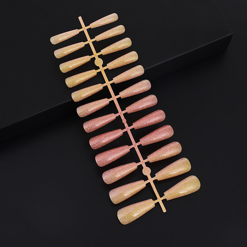 Nail art set with glitter and elegant transitions Acalora
