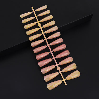 Nail art set with glitter and elegant transitions Acalora