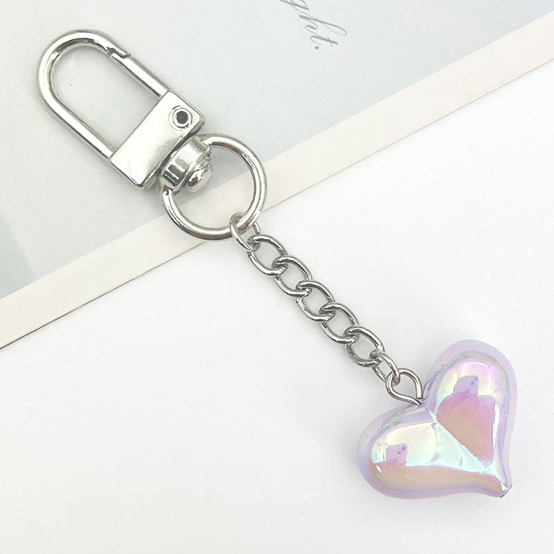 Heart-Shaped Keychain Charm Acalora