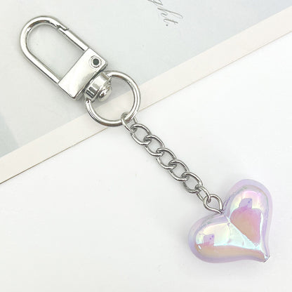 Heart-Shaped Keychain Charm Acalora