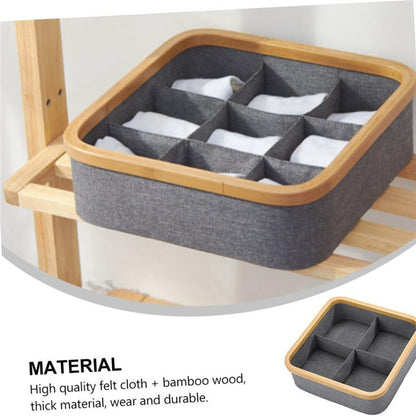 Felt Organizer with Bamboo Frame Acalora