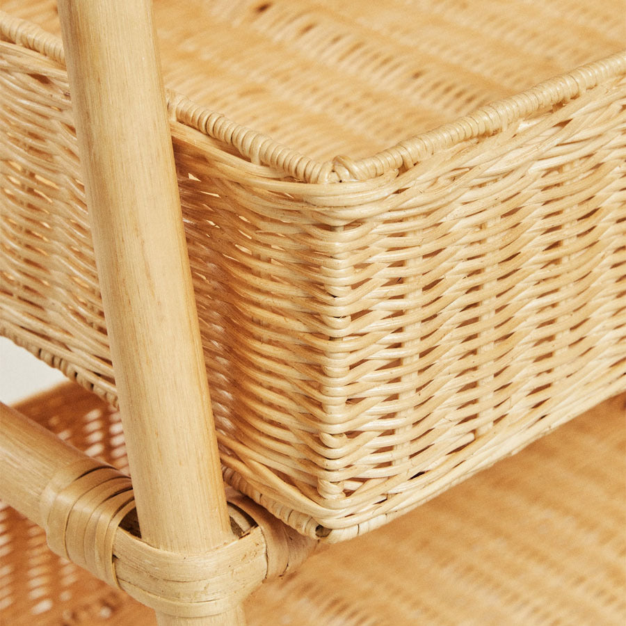 Multi-Tier Woven Storage Rack Acalora