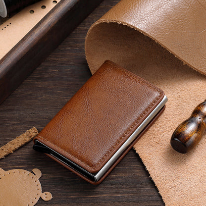 Premium Leather Business Card Holder Acalora