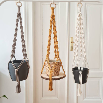 Macrame Wall Hanging Decor with Braided Design Acalora