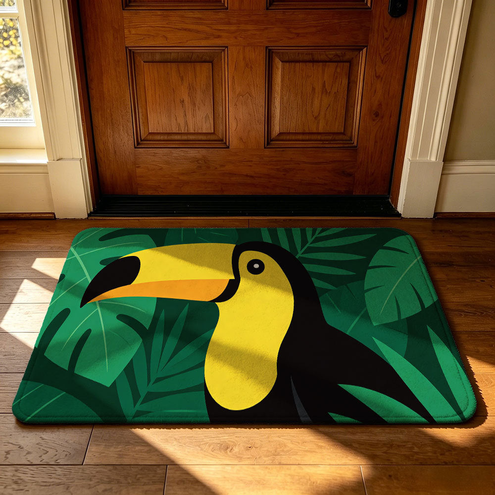 Unisex Tropical-Themed Decorative Doormat
