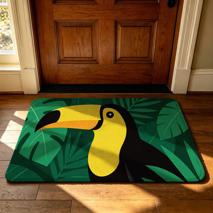 Unisex Tropical-Themed Decorative Doormat