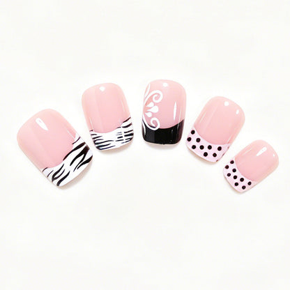 Artistic French Tip Nail Art Acalora