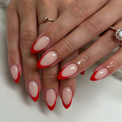 Artificial nails in elegant fringe design Acalora