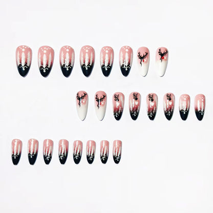 Festive Winter-Themed Nail Art Acalora