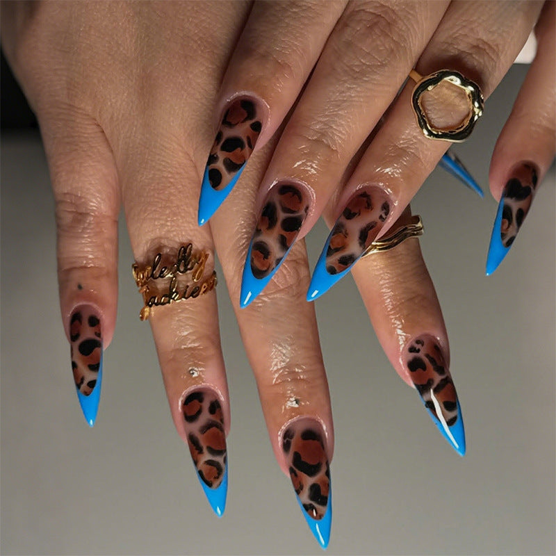 Trendy Animal Print Press-On Nail Set Acalora