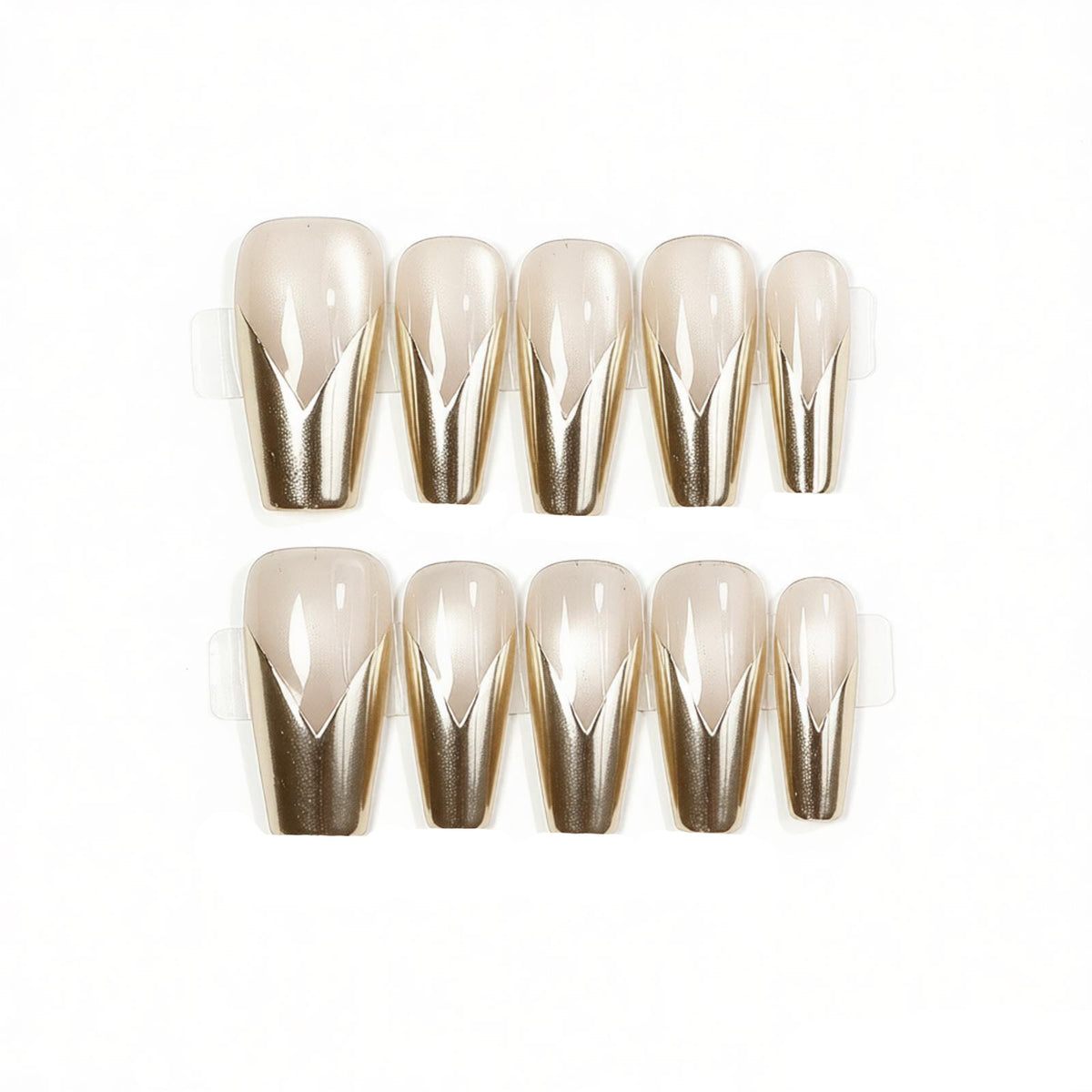 Elegant Stiletto Press-On Nail Art Set Acalora