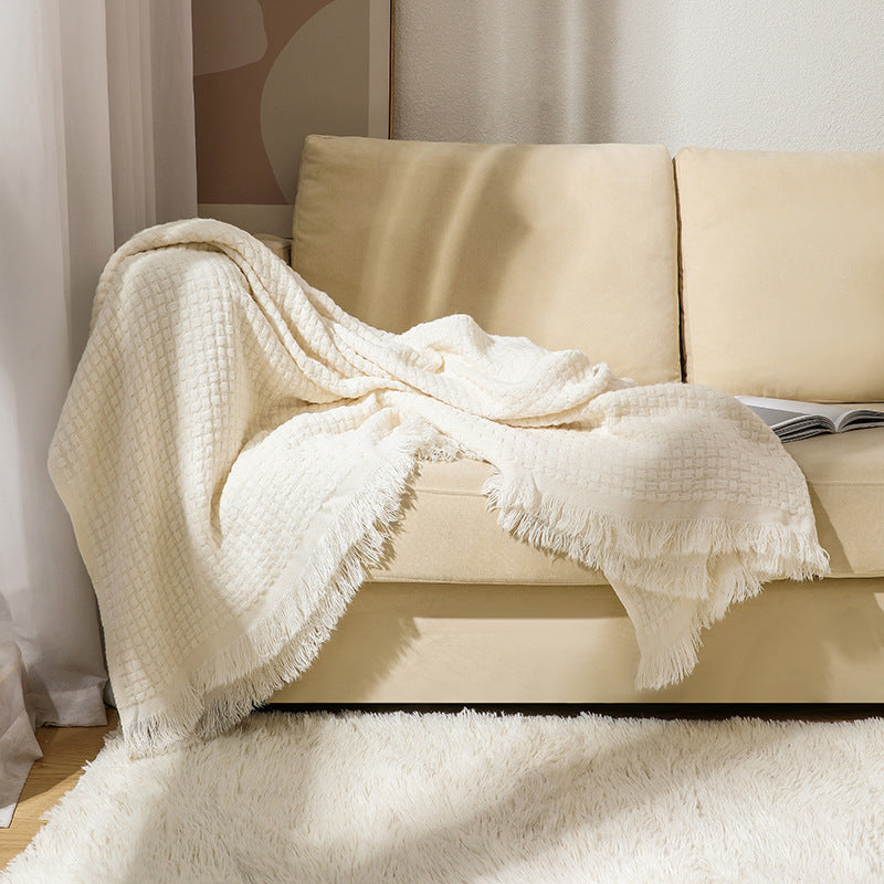 Textured Luxury Throw Blanket