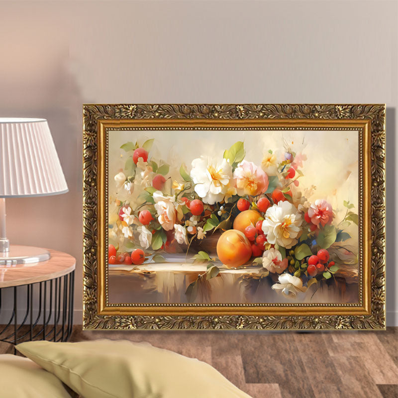 Vintage Style Fruit Basket Wall Decor