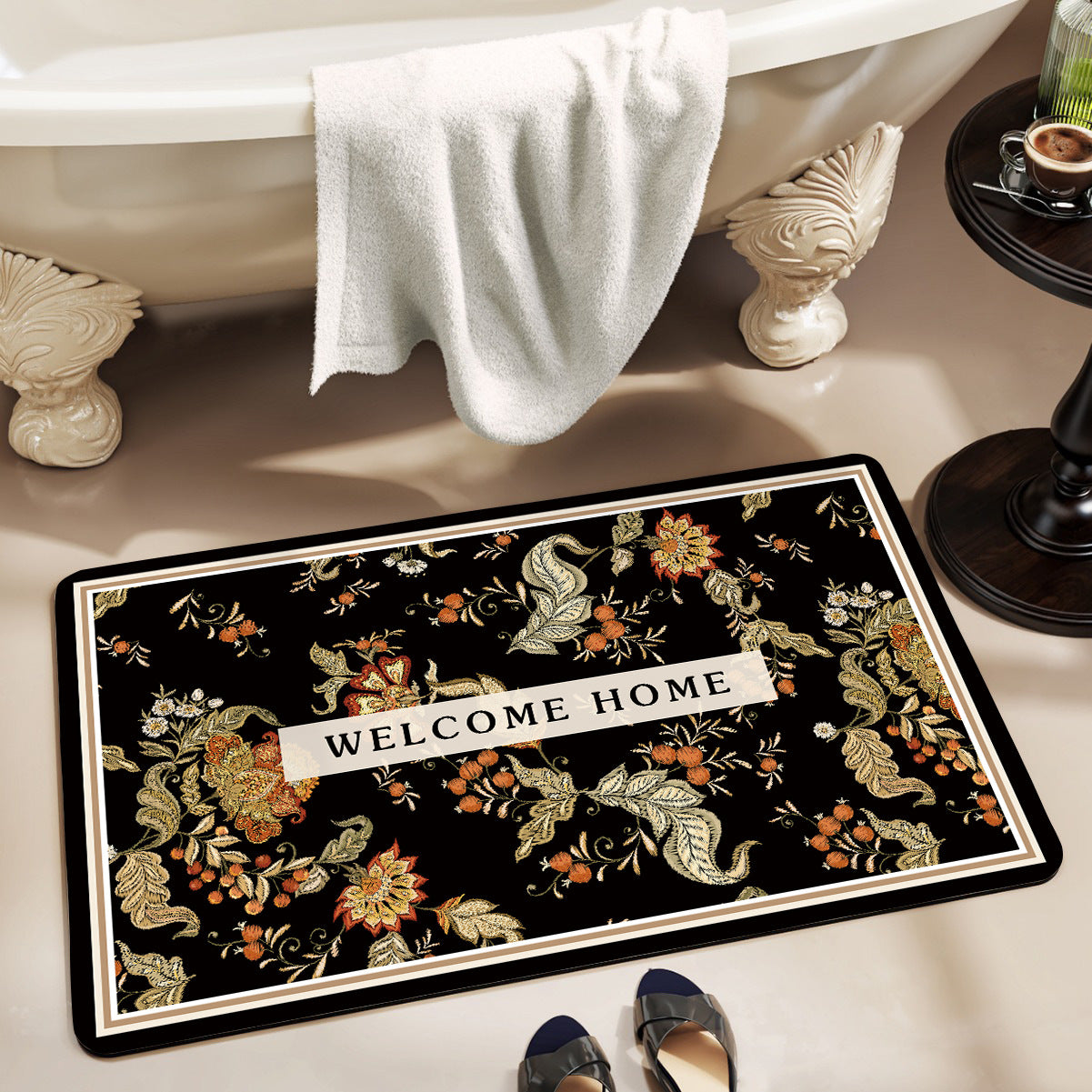 Luxurious Bathroom Floor Mat Acalora