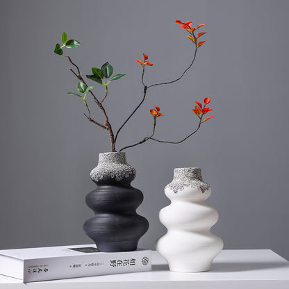 Textured Ceramic Centerpiece