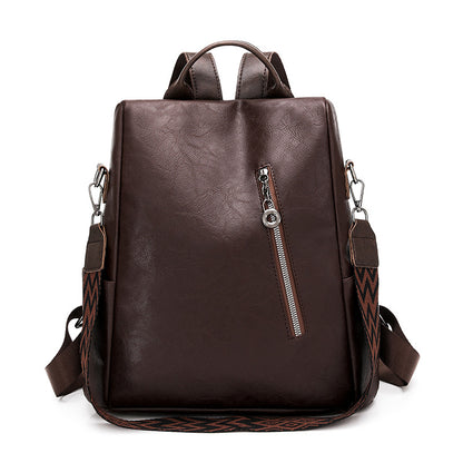 Elegant Faux Leather Backpack Acalora