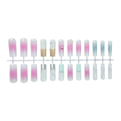 Gradient Press-On Nail Art Set Acalora