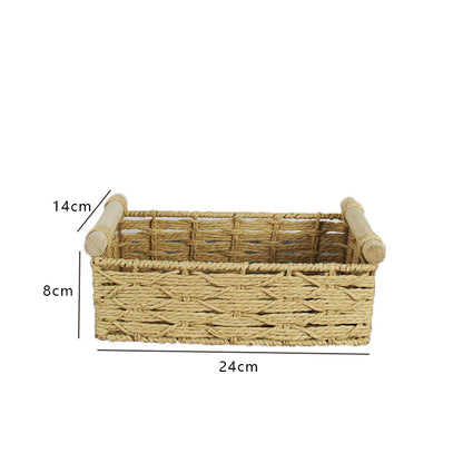 Woven Natural Storage Basket Acalora