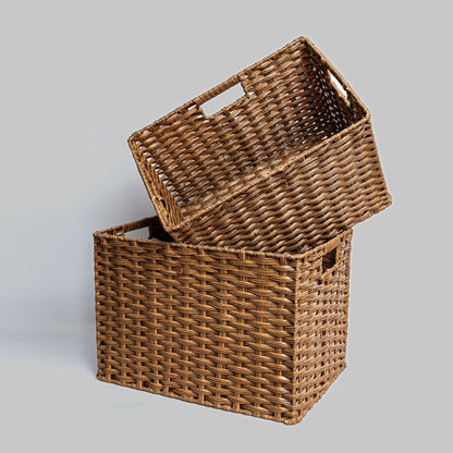 Women's Practical Storage Basket with Handles Bowlift