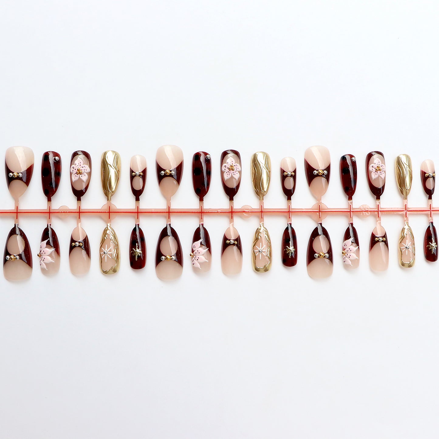 Elegant Designer Press-On Nail Art Collection Acalora