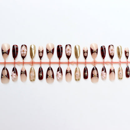 Elegant Designer Press-On Nail Art Collection Acalora