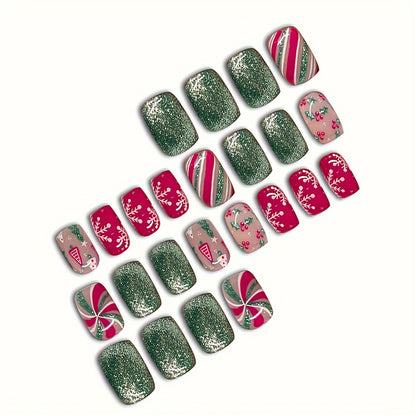 Festive Themed Nail Art Set Acalora