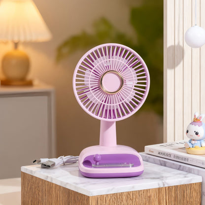 Women's desk fan with flexible tilt angle Skanto