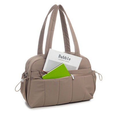 Multi-Functional Quilted Weekend Tote Acalora