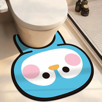 Novelty Pet Paw Bathroom Mat