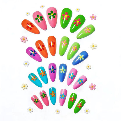 Decorative 3D Floral Nail Art Acalora