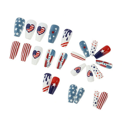 Creative and patriotic art nails Acalora