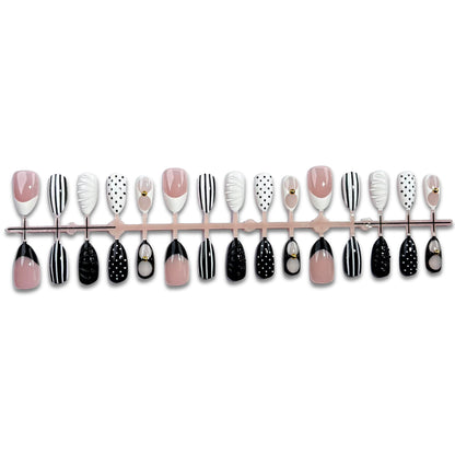 Elegant Artistic Press-On Nail Set Acalora