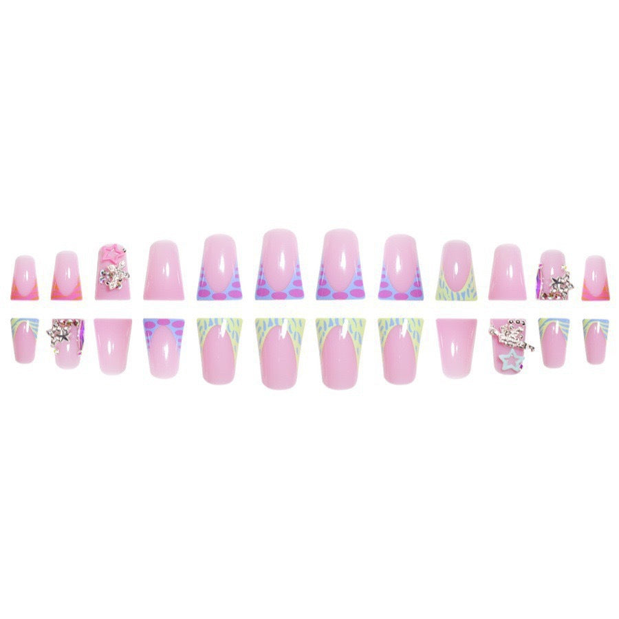 Decorative Press-On Nails Acalora