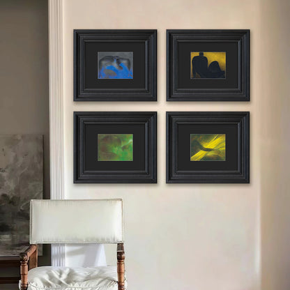 Abstract Expressionist Framed Artwork